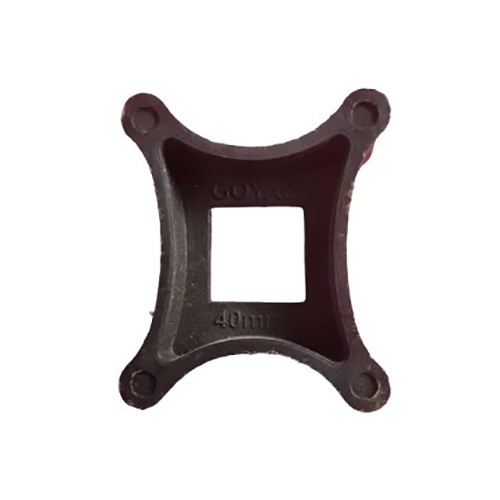 35x40 MM Star Type PVC Cover Block - PVC Material, 35x40 MM Size, Polished Surface Treatment | Durable, Reliable Support for Industrial Applications