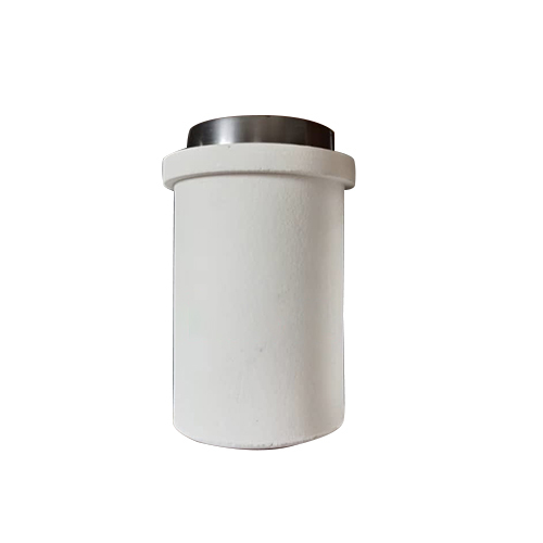 Graphite Crucible - High-Quality Graphite Material, Cylindrical Shape, White Color | Durable, Rigid Structure for Industrial Applications