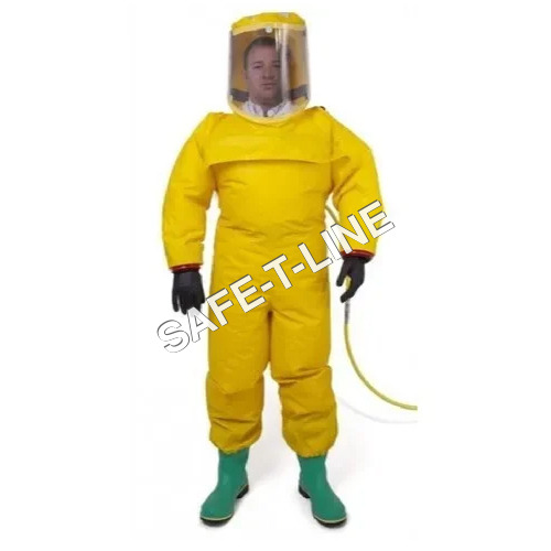 Not Reflective Chemical Pressure Suit - Color: Yellow
