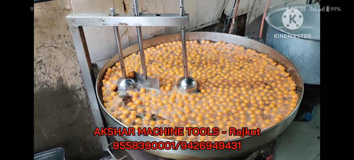 Gulab Jamun Frying Machine - Capacity: 3500 Pieces/hour