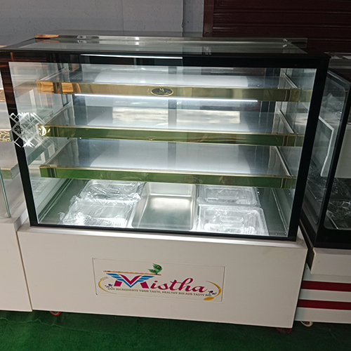 Cold Display - Stainless Steel, Silver Color | Polished Surface Finish, Durable Metal Design