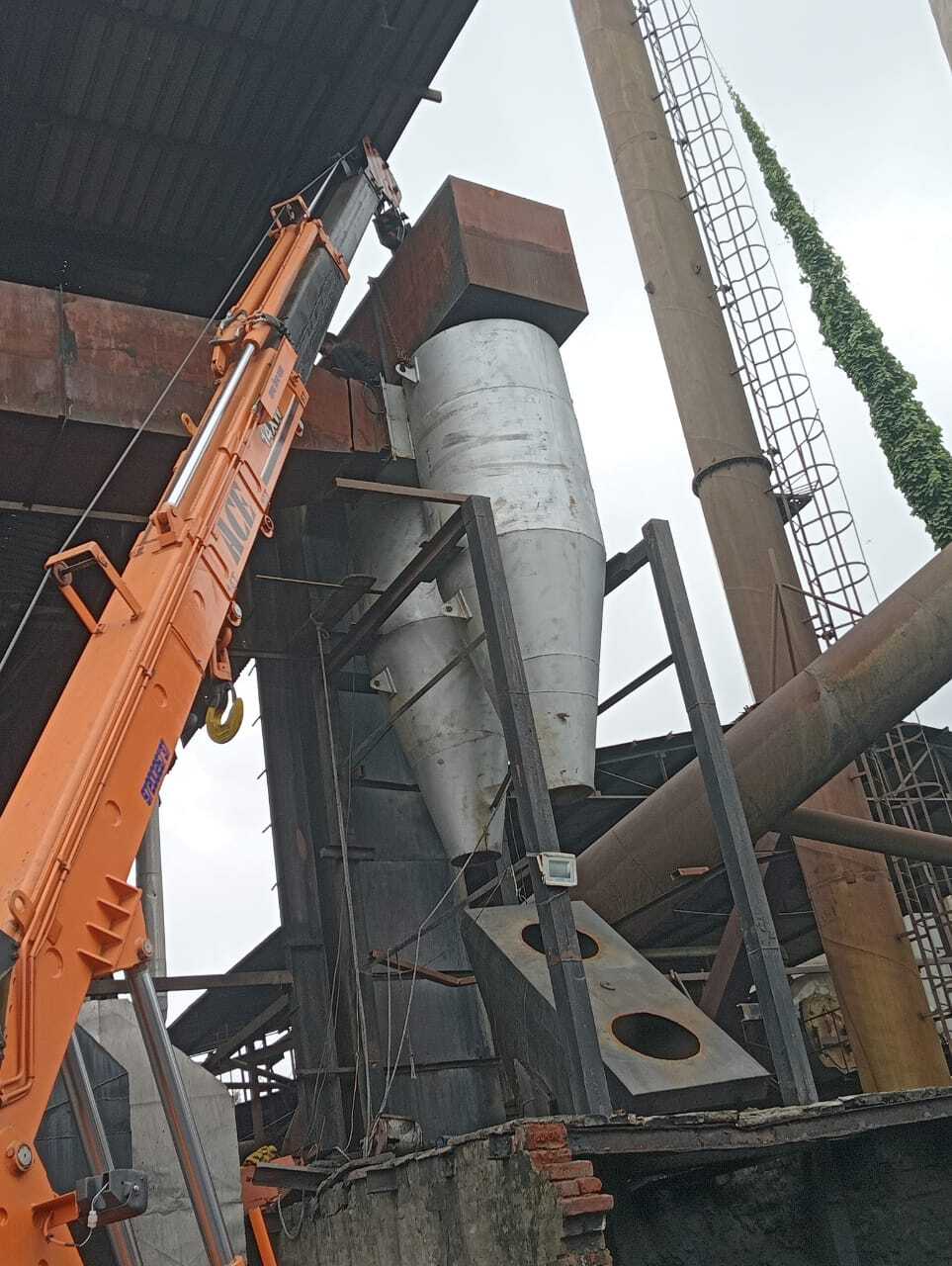 Cyclone Dust Collector - Ms Material With 1.6 To 10mm Reactor Thickness | 98% Sealing Efficiency, Weight 5000kg, Ideal For Industrial Applications