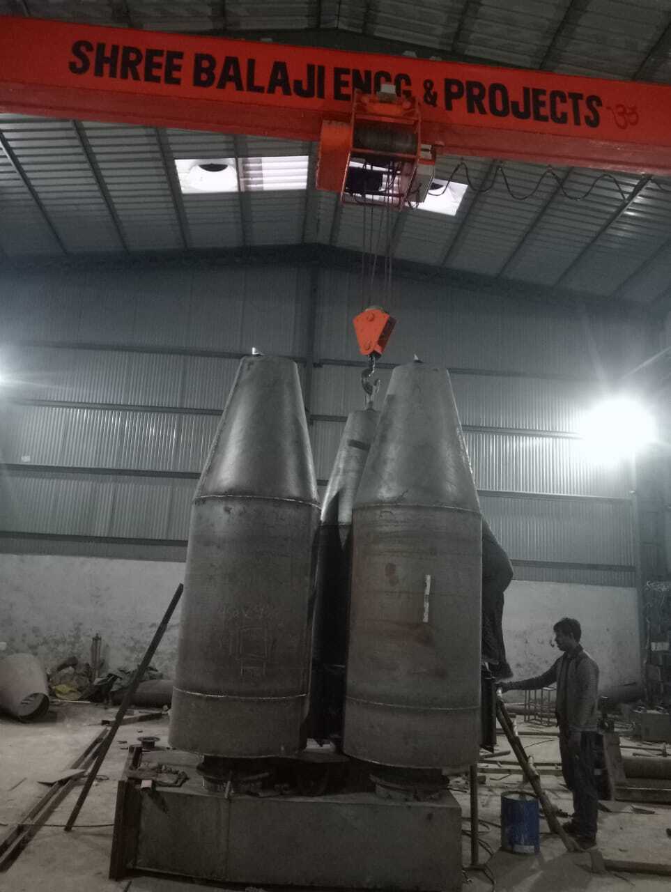 Cyclone Dust Collector - Ms Material With 1.6 To 10mm Reactor Thickness | 98% Sealing Efficiency, Weight 5000kg, Ideal For Industrial Applications