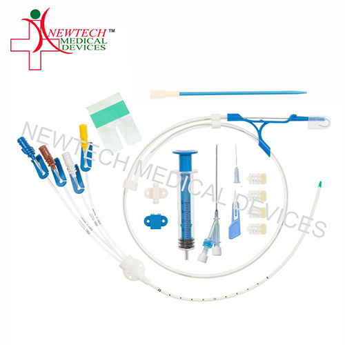 Blue And White Quadro Catheter