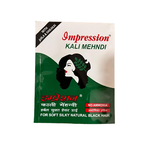 Kali Mehndi Packaging Pouches - High-Quality PVC, Embossed Design, Vibrant Colors Available, Includes Warranty for Assurance