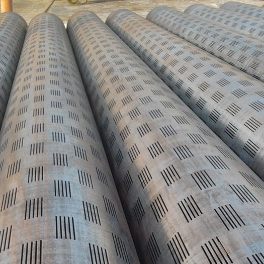 Slotted Pipes - Color: Gray