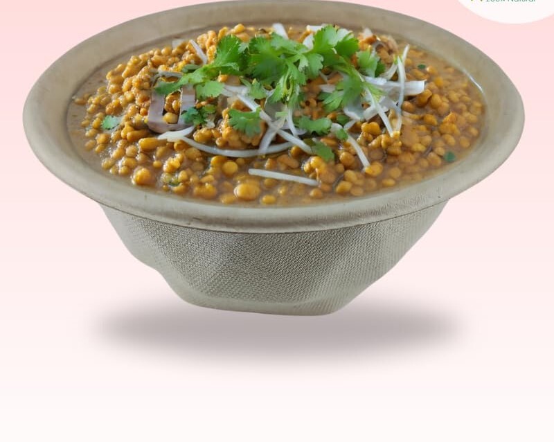 750ml Kohinoor Round Bagasse Bowl With Lid By Unicorn Empresa