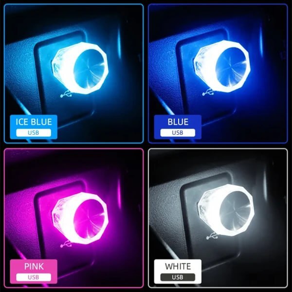 Mini Usb Projector Car Light