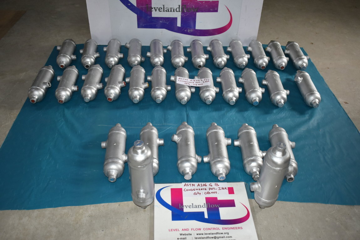 Whilte Condensate Pot