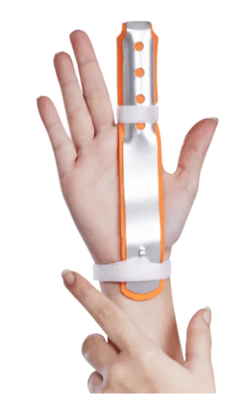 Finger Splint - Universal Fit For Metacarpal Fracture And Finger Deformity | Durable, Supports Finger Rehabilitation, 1-year Warranty
