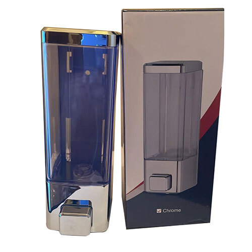 Manual Soap Dispenser - High Quality Abs Plastic Material, 350ml Capacity, Smooth Push Button - Ideal For Bathrooms, Kitchens, And Offices