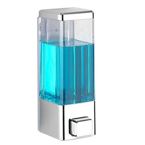 Manual Soap Dispenser - High Quality Abs Plastic Material, 350ml Capacity, Smooth Push Button - Ideal For Bathrooms, Kitchens, And Offices