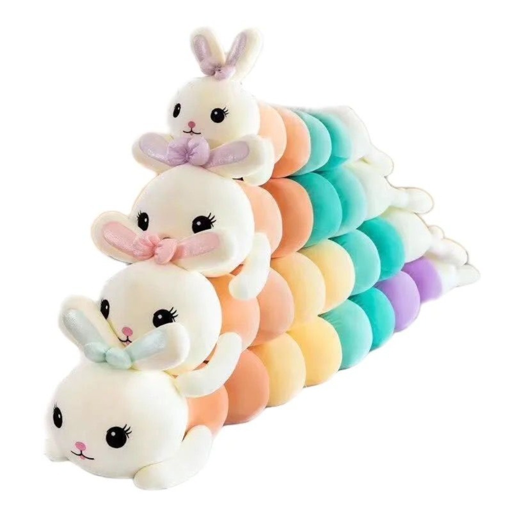 Rabbit Caterpillar Soft Toy - Color: Multicolor