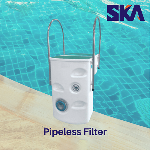 Pipeless Filter - High-Quality Industrial Pool Filter | Sleek White Design, Easy Installation & Maintenance, Warranty Included