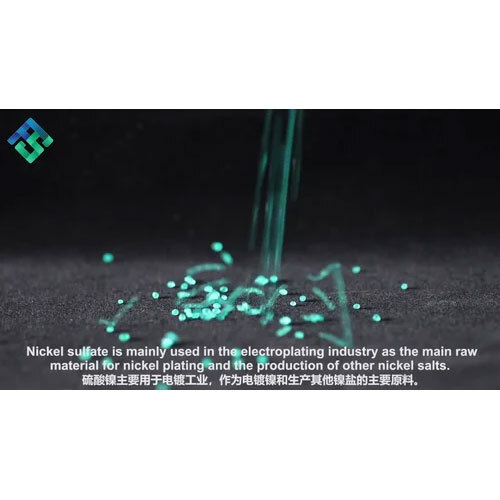 Nickel Sulfate Hexahydrate - Industrial Grade, Green-blue Crystalline Solid | Highly Soluble In Water, Used In Electroplating And Nickel-based Chemical Production