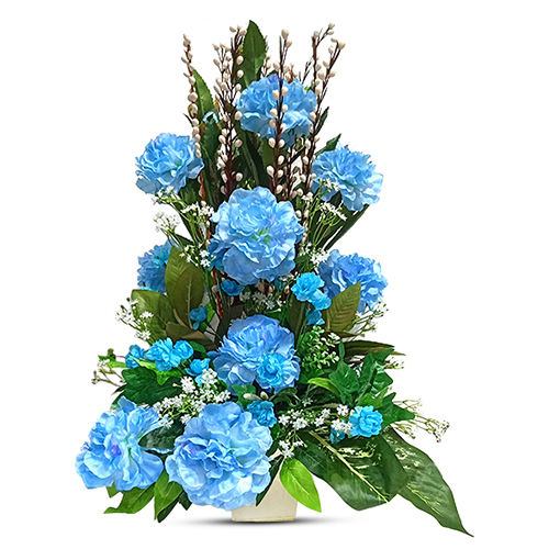 कल Artificial Peony का फूलों का सजावट और बर्तन