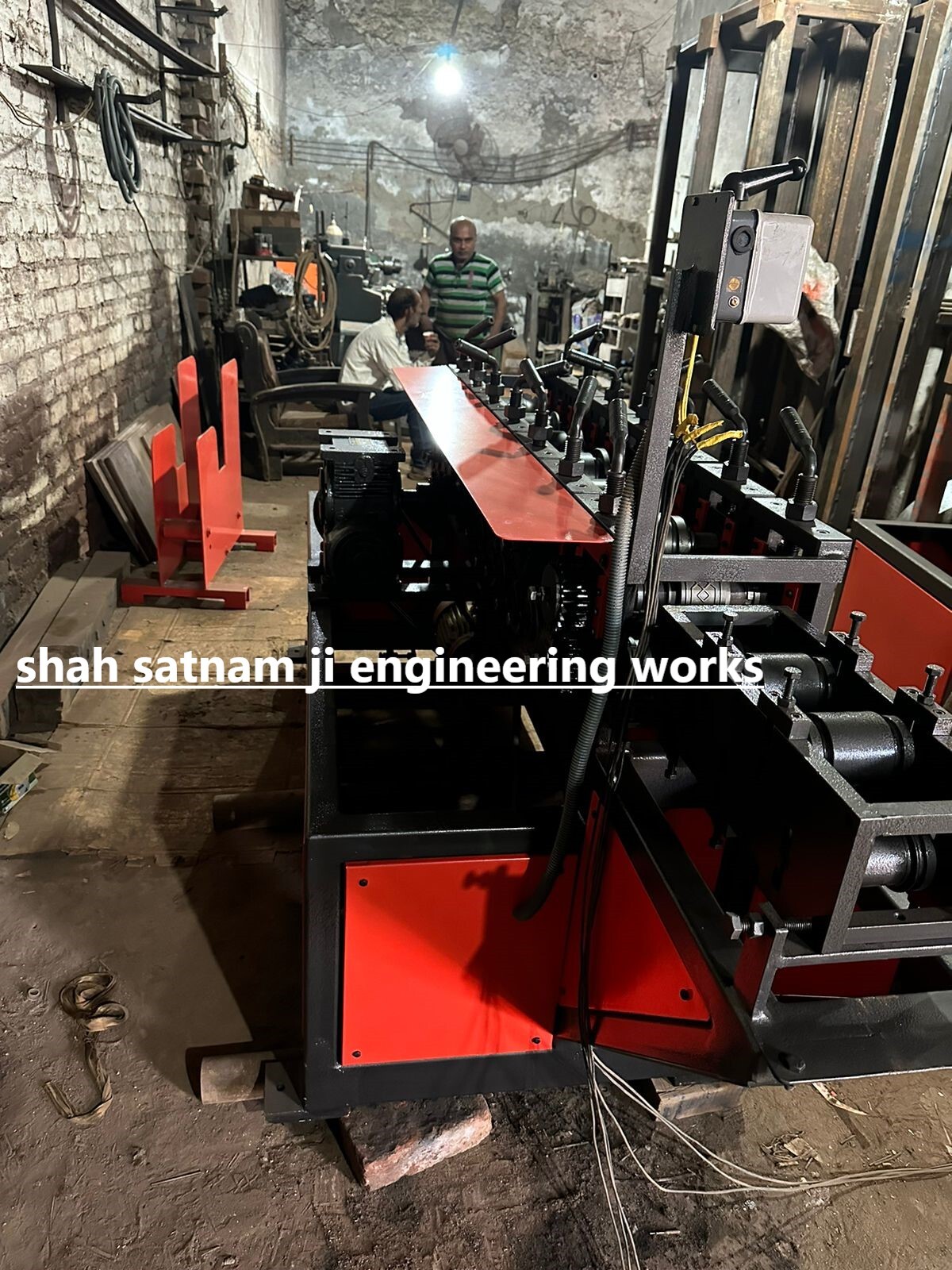 Semi-automatic Rolling Shutter Machine - Die Steel Material, Deep Gray And Orange Color | 1 Year Machine Warranty, 3 Years Rollers Warranty, Human Machine Interface Control System