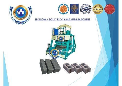 Semi Automatic Hollow Block Making Machine - Capacity: 15000 Kg/day