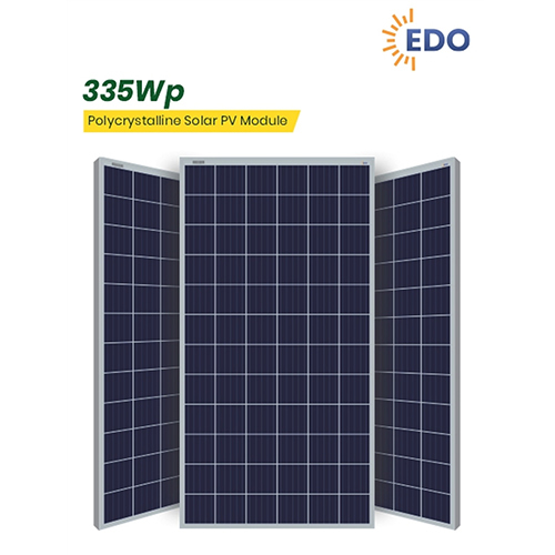 335Wp 72Cells Polycrystalline Edo Pro Solar Module - Color: Black