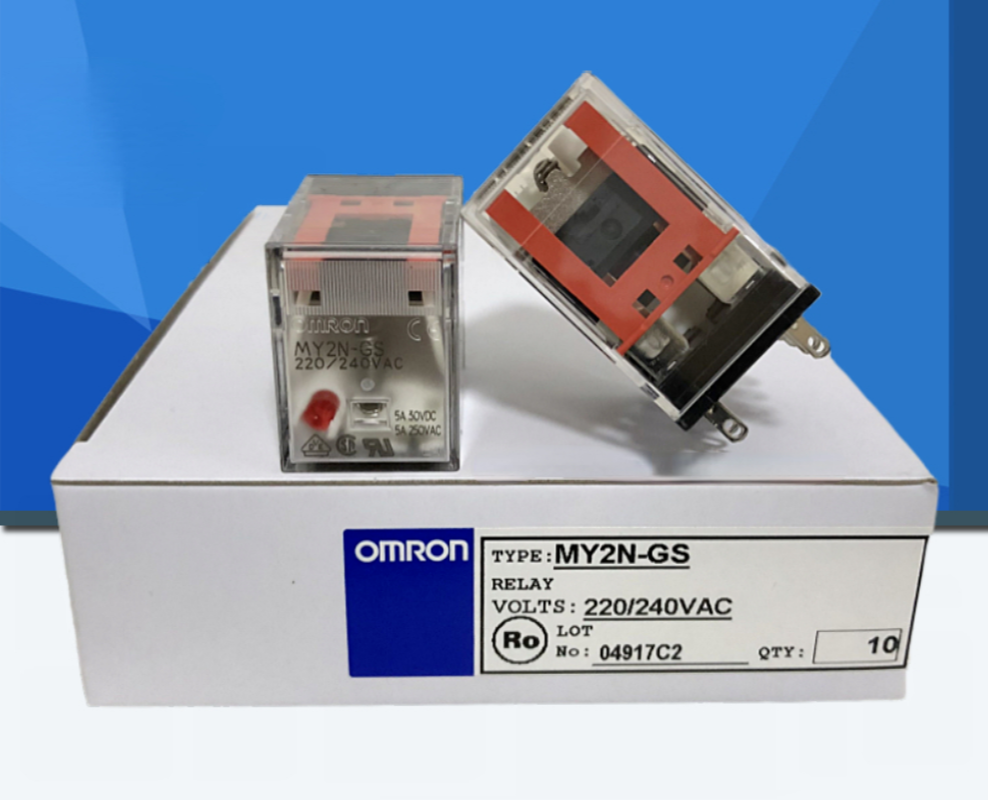 My2n-gs-r Ac220/240 Omron Glass Relay - Color: Silver