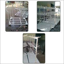 Customized Trolley - Iron & Steel, Customizable Length for Industrial & Storage Use | Corrosion Resistant, Abrasion Resistant, Dimensional Accuracy
