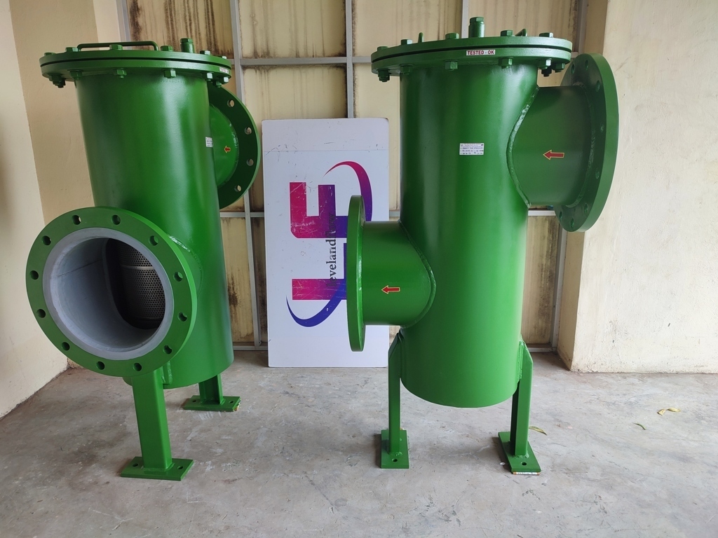 Green Rubber Lined Strainer