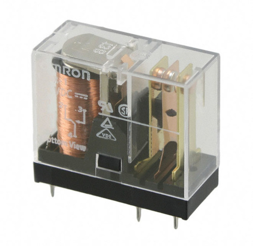 G2R-1-E DC24 PCB Power Glass Relay - 8 Pin SPDT, 24DC Coil Voltage, High-Capacity, Miniature Size, Flux Protection, Rated Current 25A