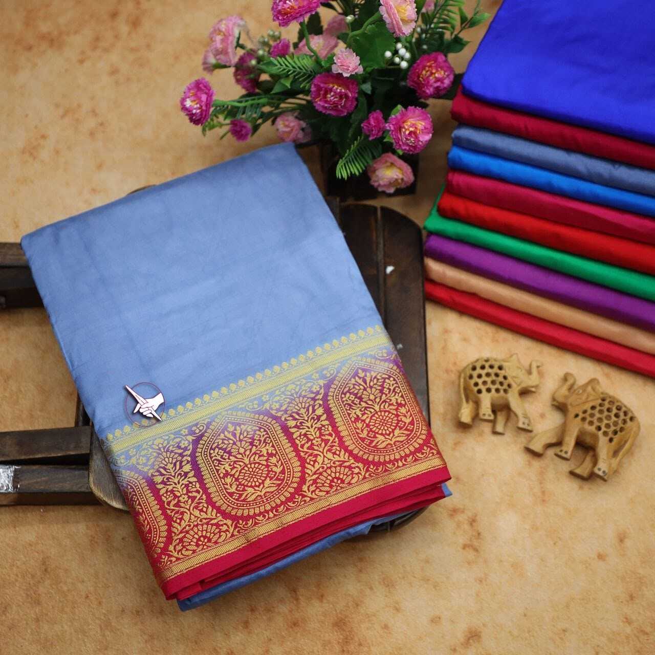 Bhagalpuri Silk Saree - Color: Multicolour