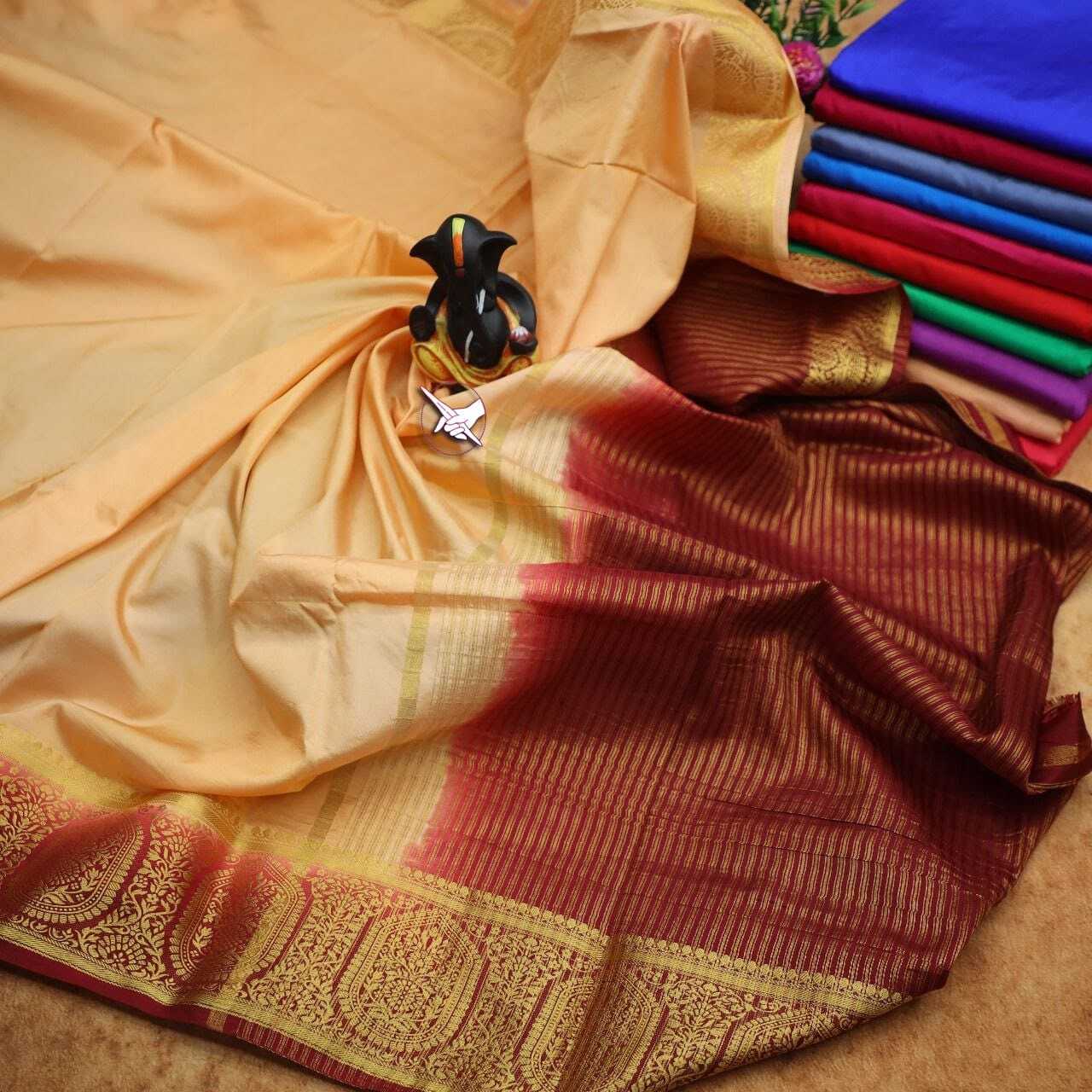 Bhagalpuri Silk Saree - Color: Multicolour