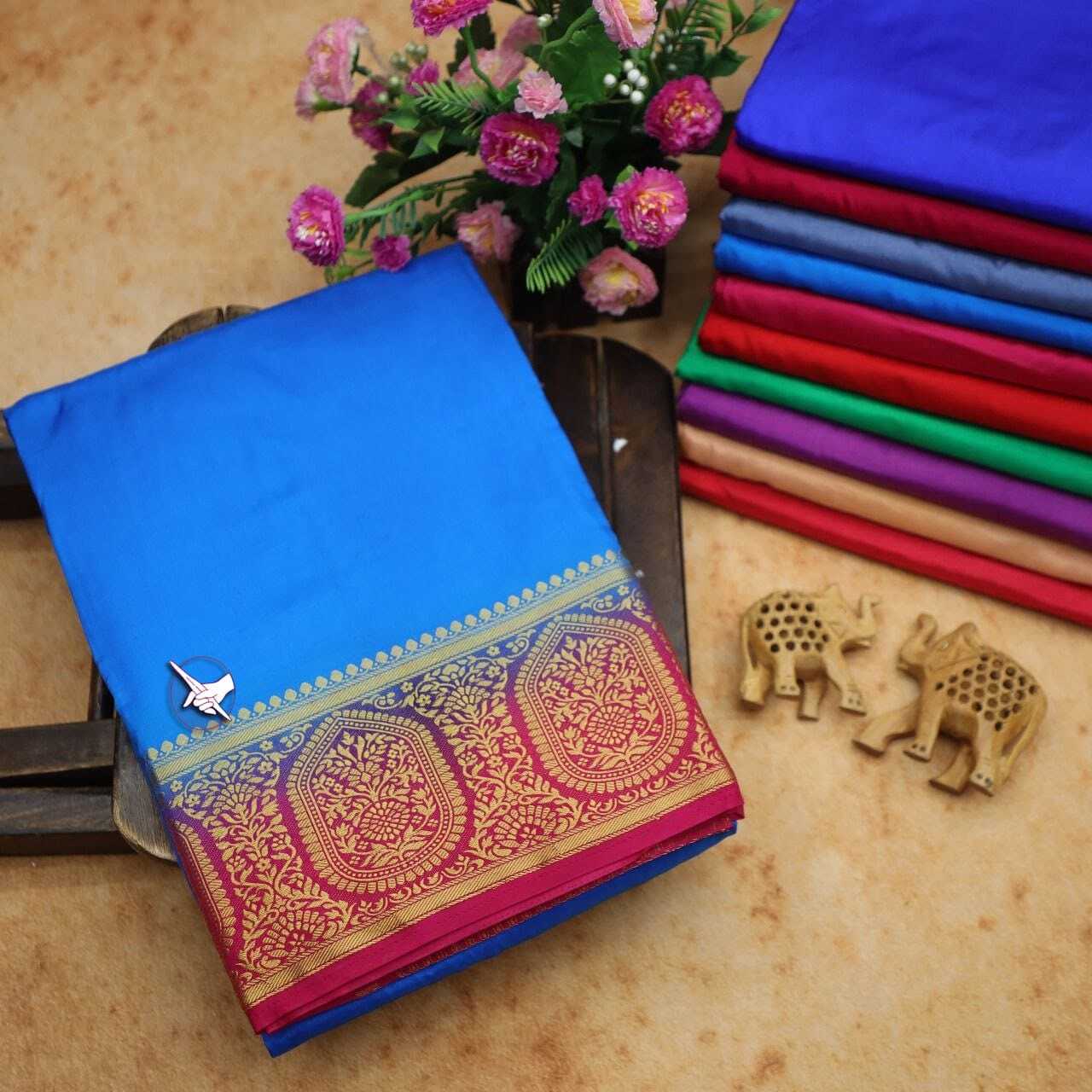 Bhagalpuri Silk Saree - Color: Multicolour