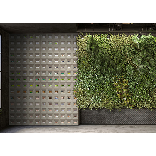 Rectangle Grid Pu Stone - Artificial Stone Type: Solid Surface