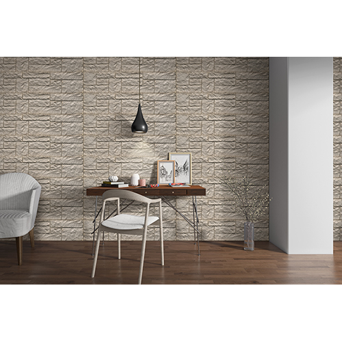 Herringbone Haven Pu Stone - Artificial Stone Type: Solid Surface