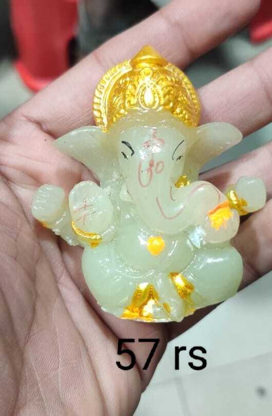 Polyresin Hindu God Statue - 15 Inch, Multicolor | Detailed Hand-painted Religious Decorative Collectible, Durable Design