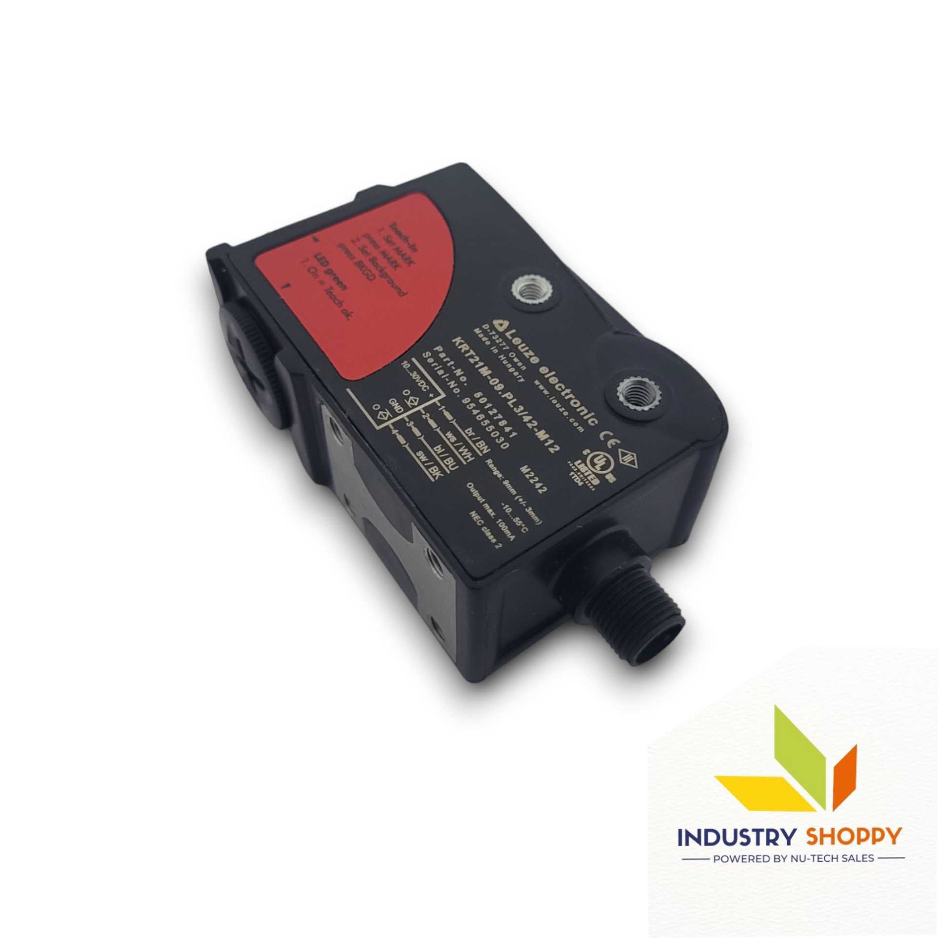 Leuze Krt21m-09.pl3/42-m12 Contrast Sensor