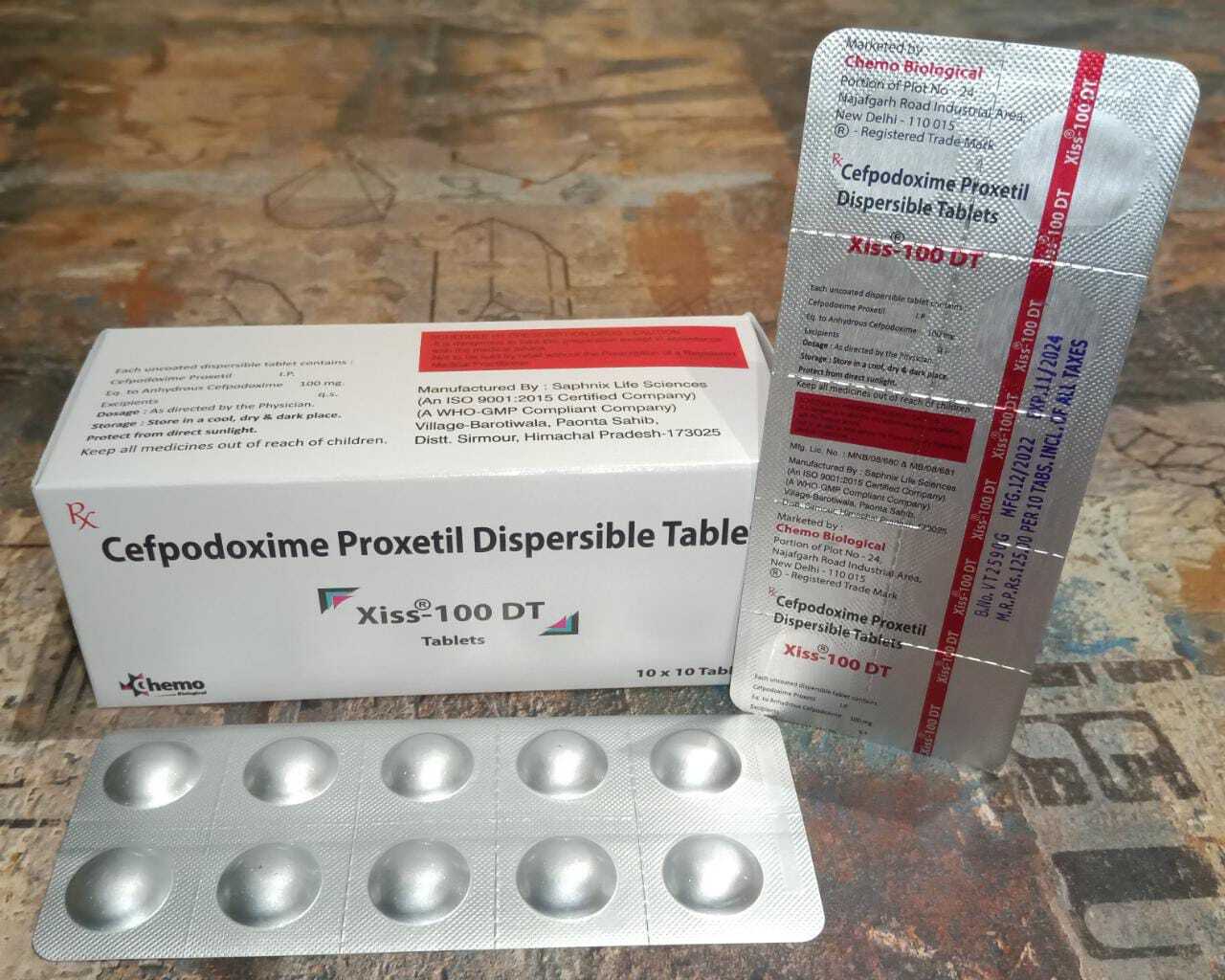 Cefpodoxime Proxetil 100mg - Expiration Date: 1.5 Year Years