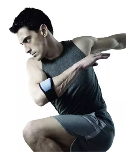 Elbow Brace With Strap - Silicone Padded Fabric, S/m/l/xl/xxl | Pain Relief For Men, Women, Targets Tennis Elbow