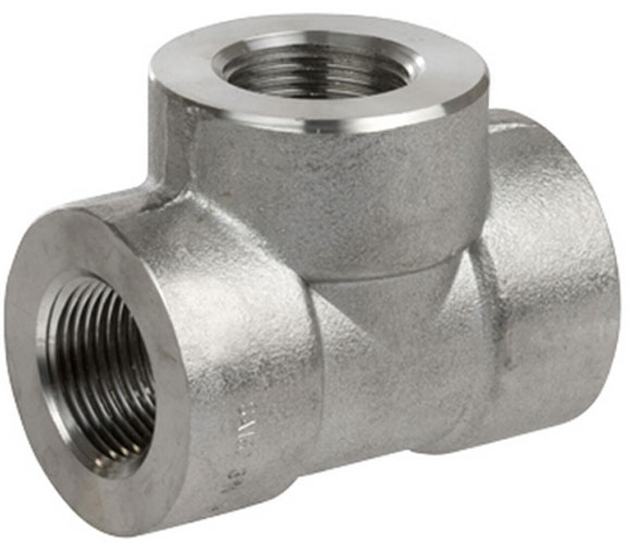 Stainless Steel Pipe Tee Fittings 1/2" X 1/2" X 1/2" Npt - Outer Diameter: 1/2 Inch (In)