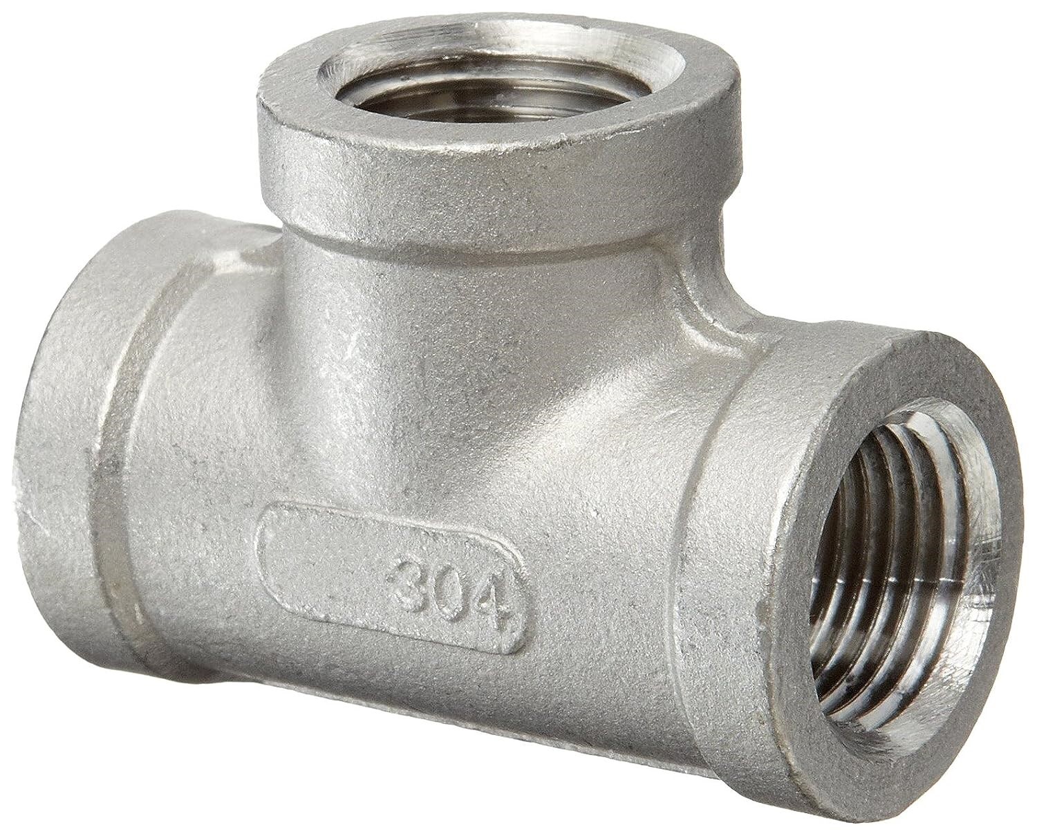 Stainless Steel Pipe Tee Fittings 1/2" X 1/2" X 1/2" Npt - Outer Diameter: 1/2 Inch (In)