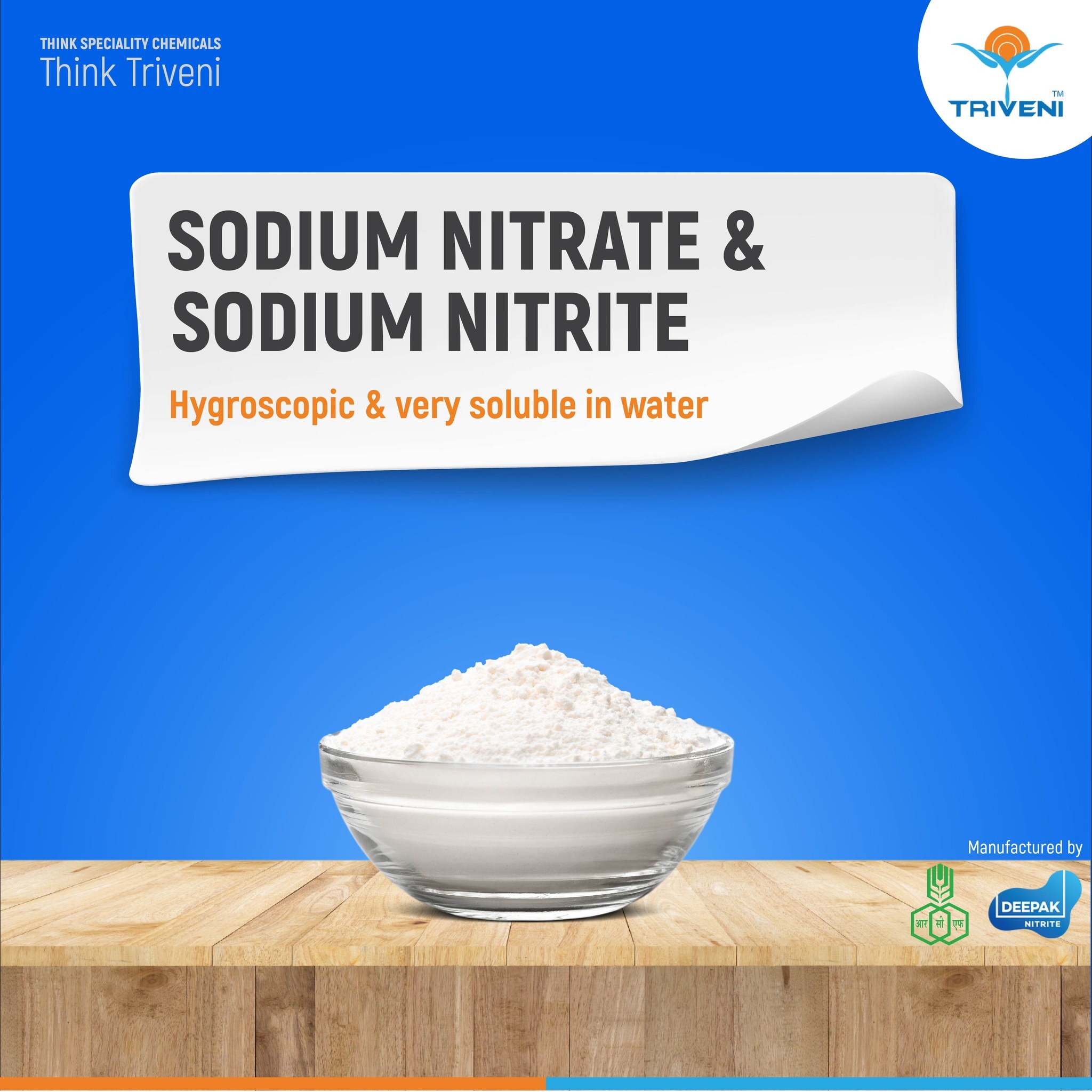 Sodium Nitrate - 98-99% Purity Granules | Industrial Application, Powder Form, Room Temperature Storage