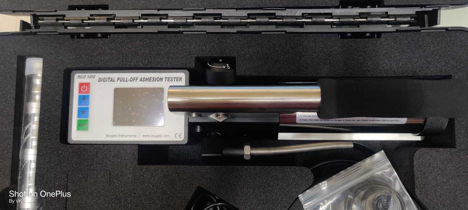 Digital Pull Of Adhesion Tester Dolly Tester - Color: Black And Silver