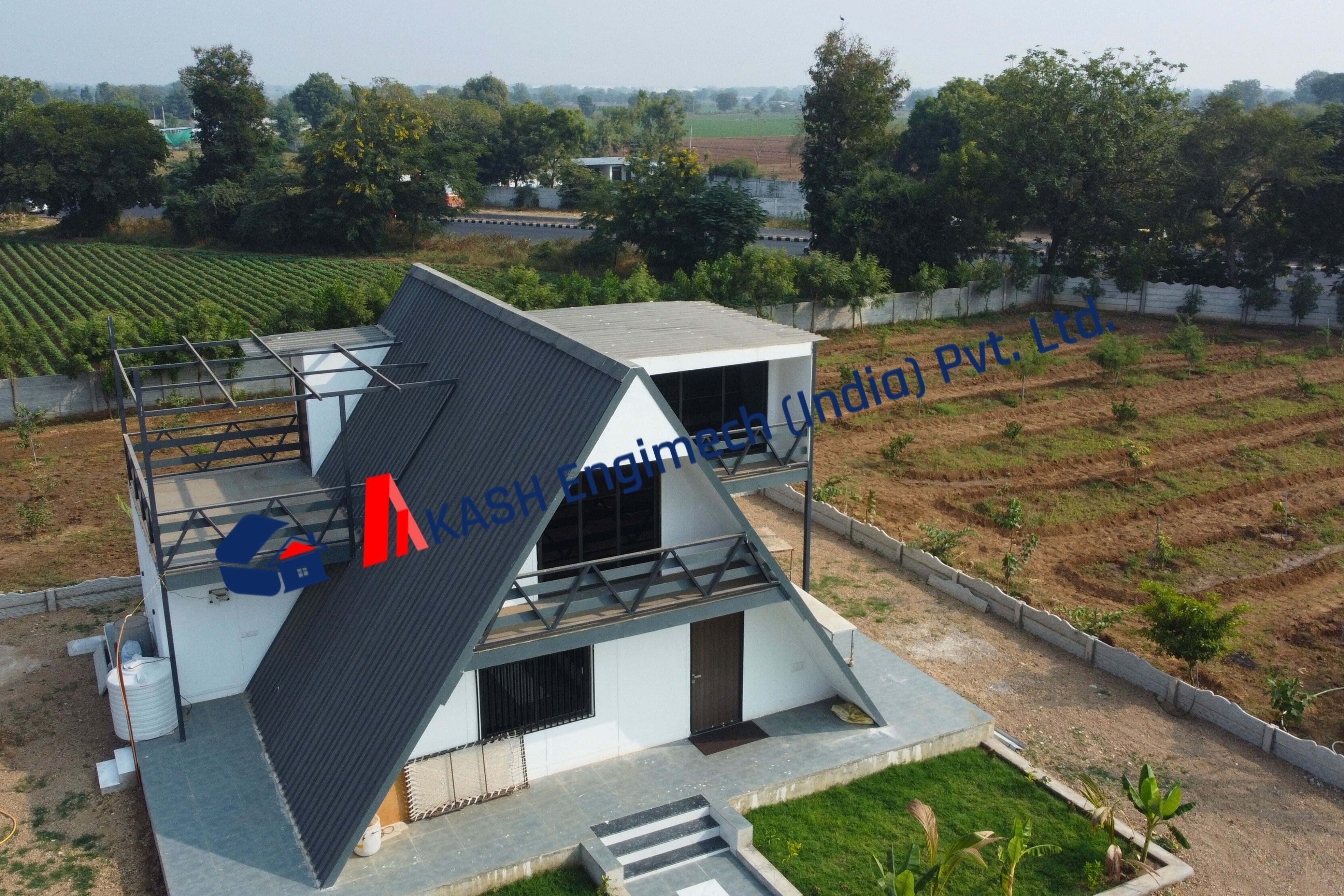 Steel A Frame House