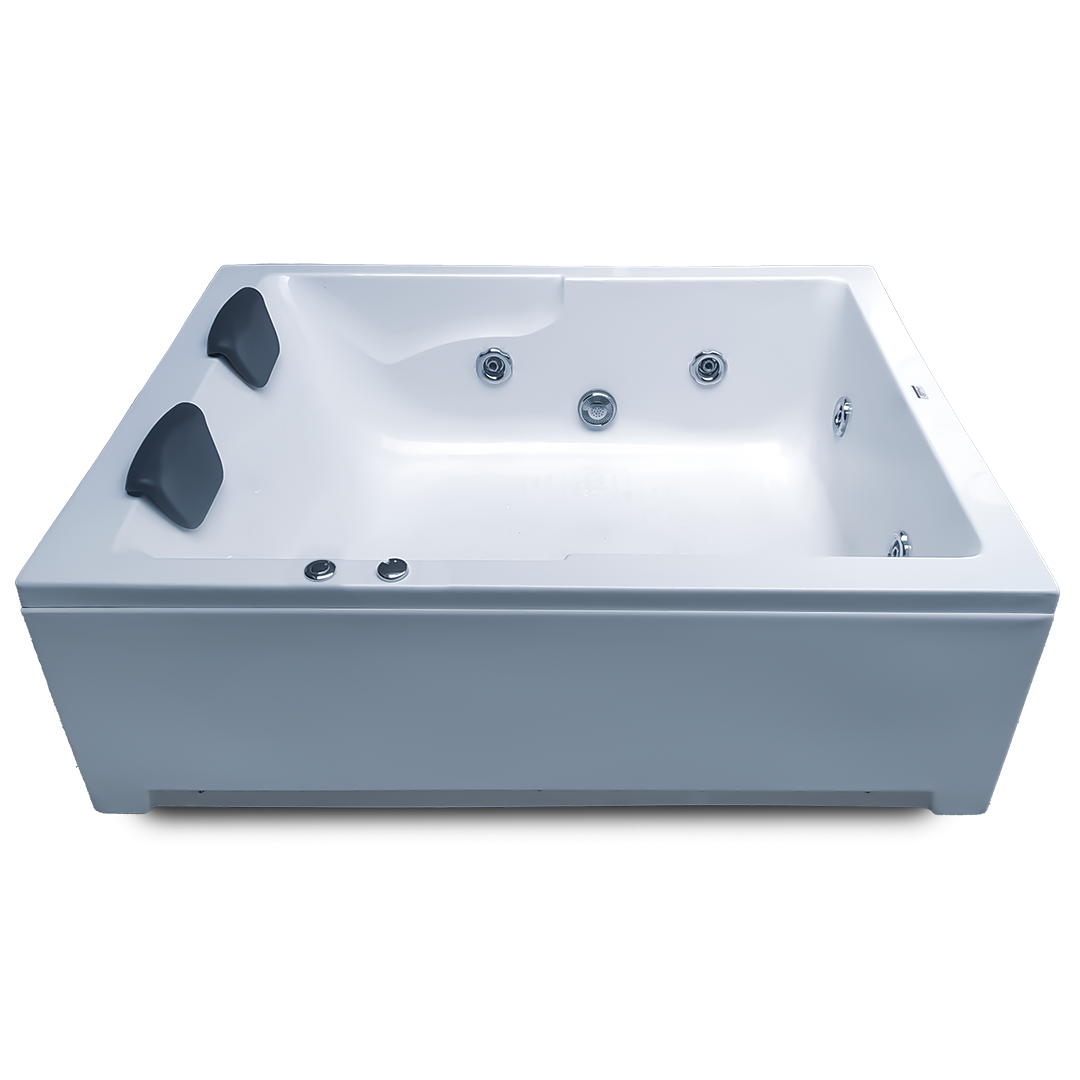 White 5 Ft X 4 Ft Jacuzzi Bathtub