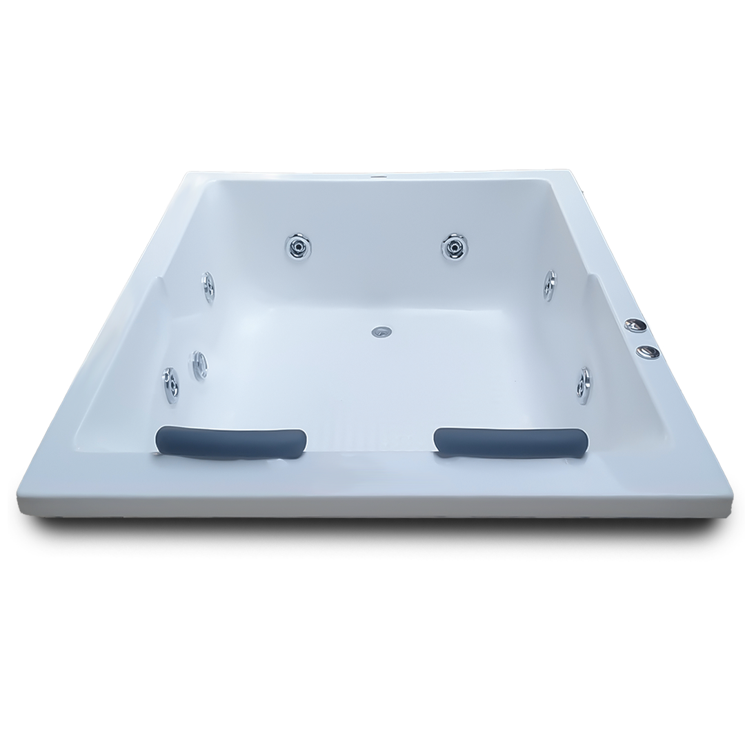 White 5 Ft X 4 Ft Jacuzzi Bathtub