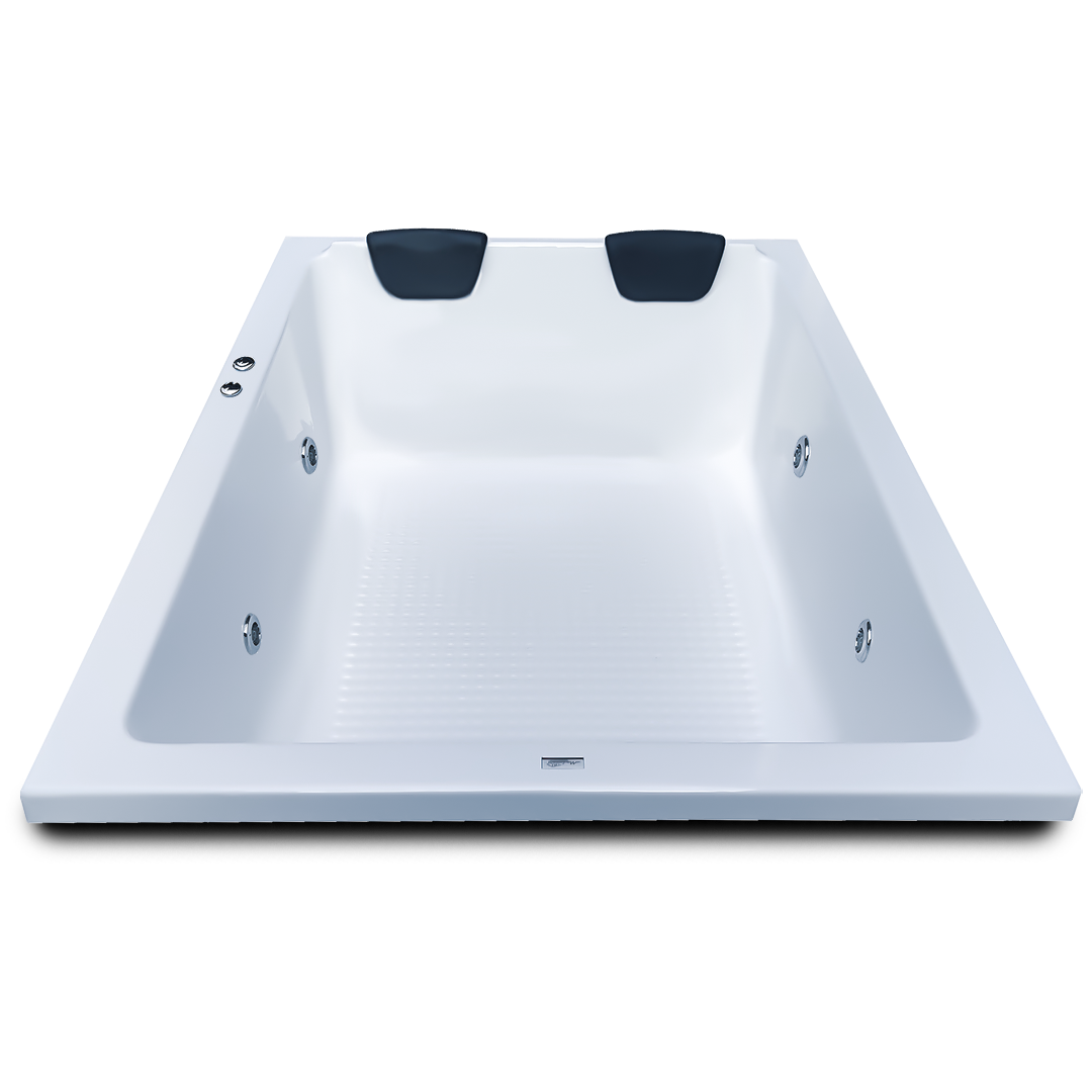 White Phoenix 6 Ft X 4 Ft Jacuzzi Bathtub