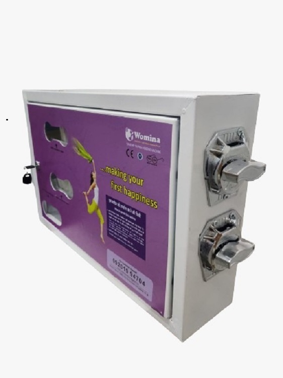 Manual Operated Sanitary Pad Vending Machine - Electric-powered, Portable & User-friendly Access For Public Facilities