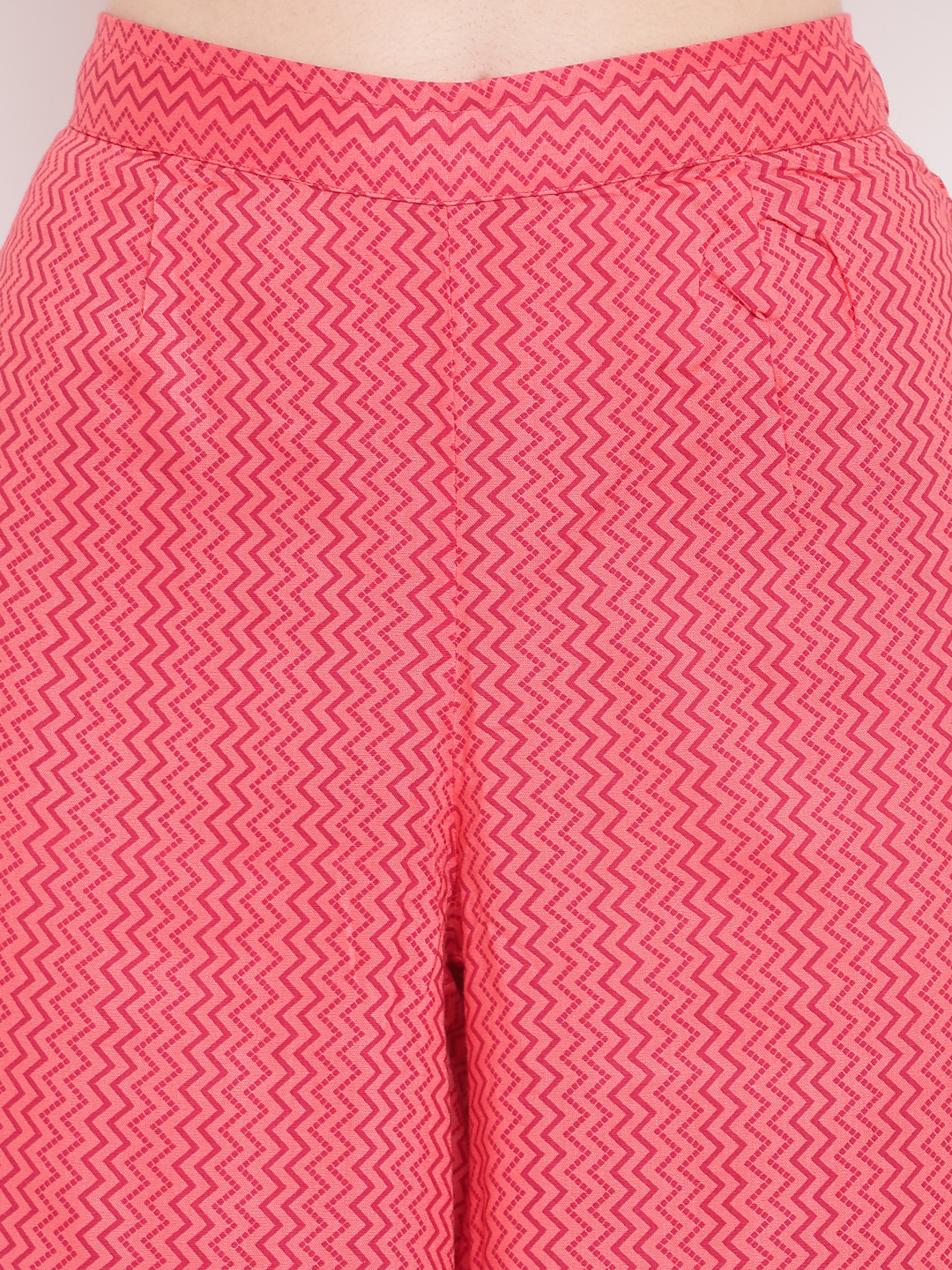 Women Printed Rayon Kurta Set - Size S To Xxl, Pink Color | Breathable, Quick Dry, Full Sleeves, Ethnic Indian Design