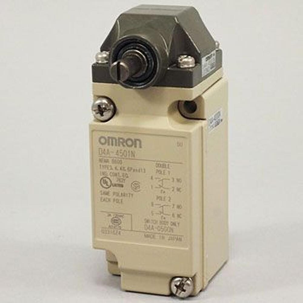 D4a-4501n Limit Switch - General-purpose, Ip67 Rated, Snap Action, 4-circuit Double Break, Dpst-no/dpst-nc, Rotary Action, G1/2 | Front/back Mounting
