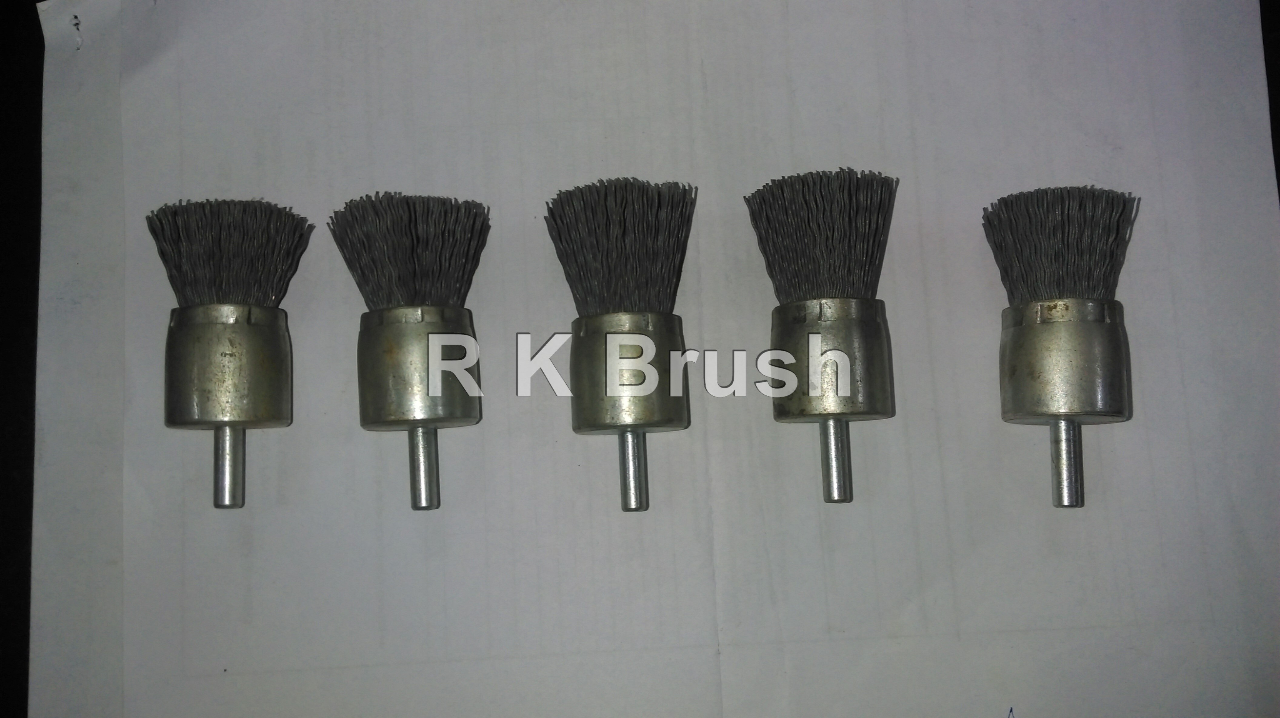Brass Wire End Brush - 2-4 Inch Bristle Length, Rigid Design With Excellent Finish, Flexible And Lightweight Features