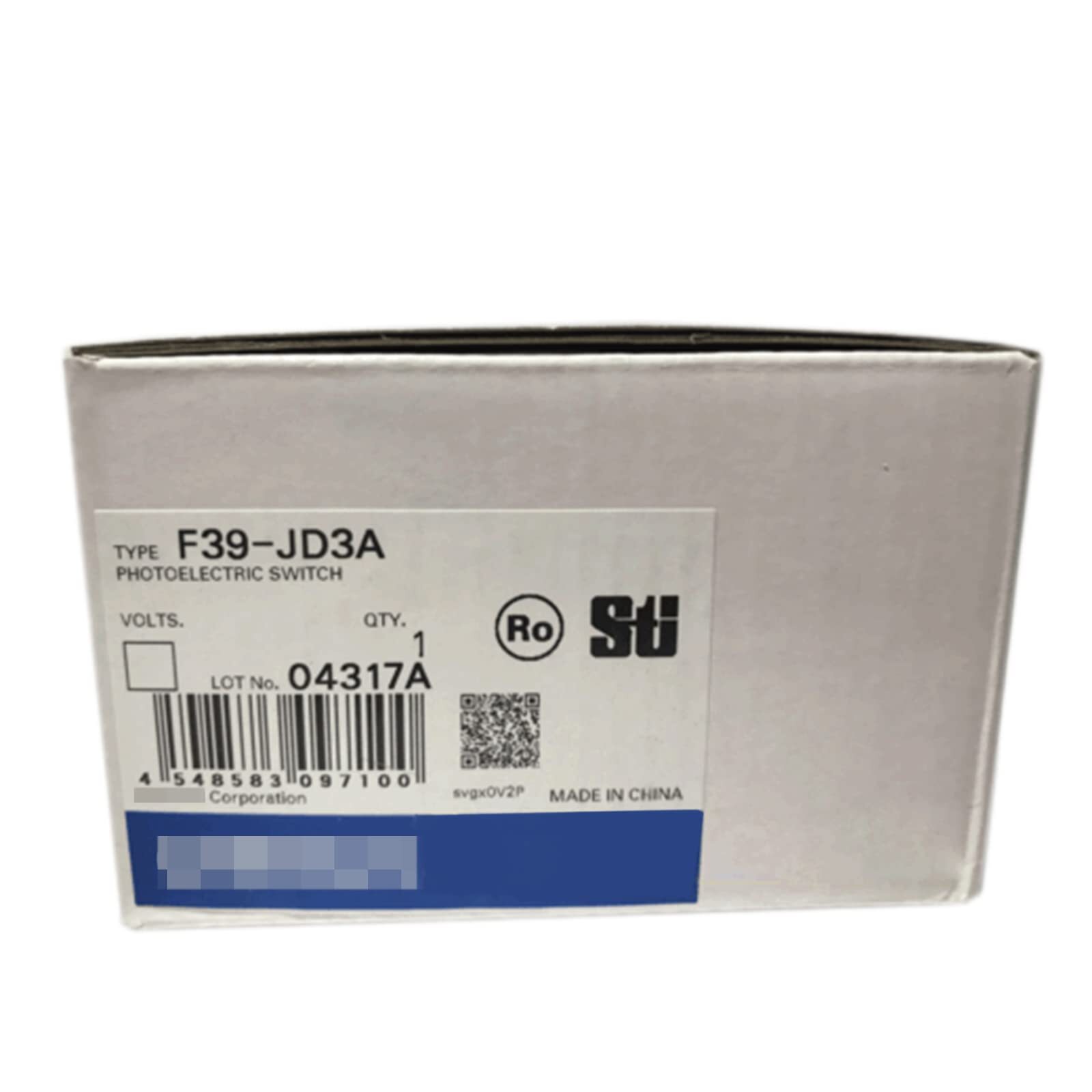 F39-jd3a Light Curtain Cable - Product Type: Industrial Automation