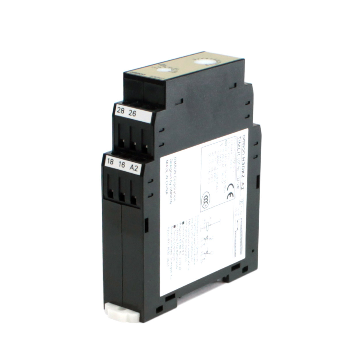 Omron H3dk- Series (Twin Timer Timer) H3dkz-f Ac/dc24-240 - Color: Black